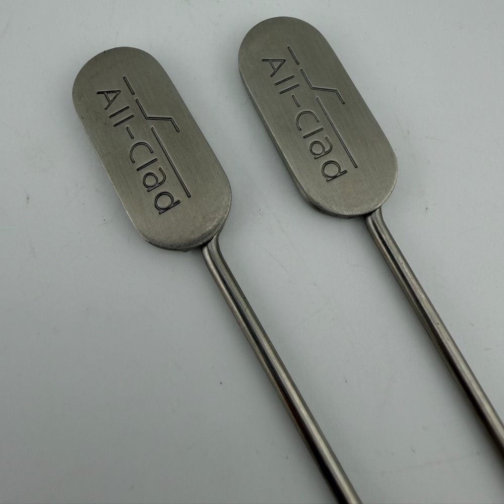All-Clad Skewers 12in Silver Excellent D5 Stainless Steel Set of 2